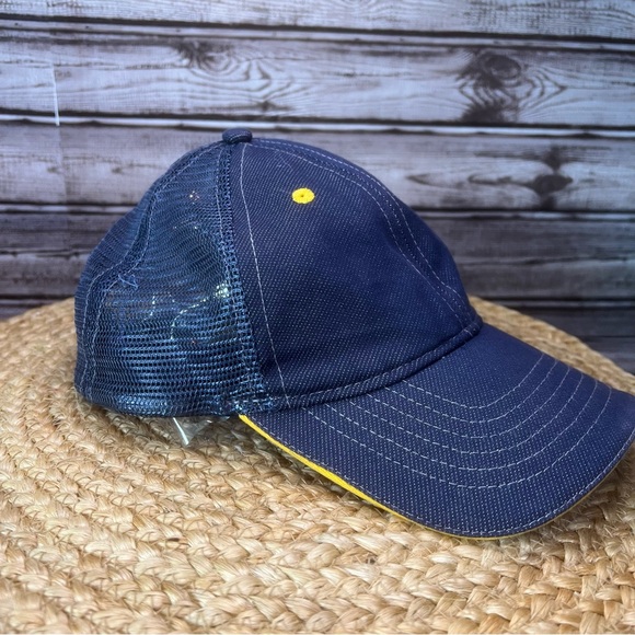 McDonalds Crew Hat Employee Work Fast Food Patch Logo Snapback Mesh Baseball Cap - Picture 4 of 8